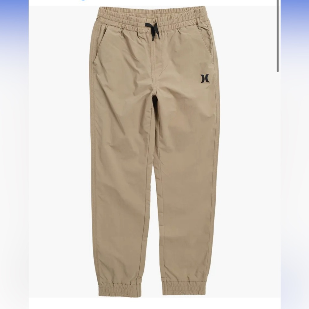 Boys Hurley khaki joggers
